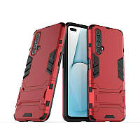 Чохол Hybrid case для Realme X50 / X50m бампер з підставкою червоний