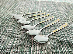 Набір чайних ложок 6 шт, набір столових приладів. Чайні ложки 6 шт.