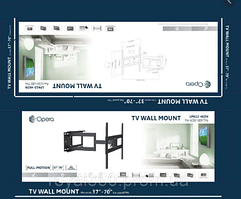 Нахилний-поворотний кронштейн для телевізора Opera LPA13-462N  37-70"