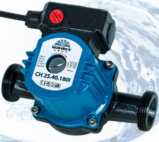 Циркуляційний насос Vitals Aqua CH 25.40.180 i (84 Вт, 2.6 м3/год, напір до 4 м), фото 1