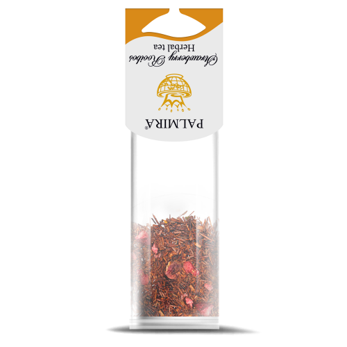 Порционный травяной чай для заварника Palmira Ройбуш Клубничный Strawberry Rooibos 3,2г - фото 1 - id-p66237308