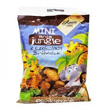 Печиво з шоколадом органічне Mini Jungle Bio Ania, 100 г