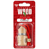 Ароматизатор пробковый на зеркало FreshWay Wood Blister Cherry (Вишня) 5ml