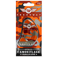 Ароматизатор жидкий на зеркало FreshWay Camouflage AutoBliss Vanilla Love (Ванильная Любовь) 8ml