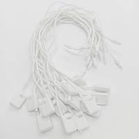 Бавовняні білі шнурки-пломби для бирок, 50 шт.