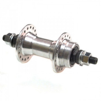 Втулка передня AL V-brake/Disc пром SHUNFENG 14Gx36H, накрутний флан., срібн.