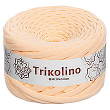 Трикотажна пряжа Trikolino, 7-9 мм., 50 м., Абрикос, нитки для в'язання
