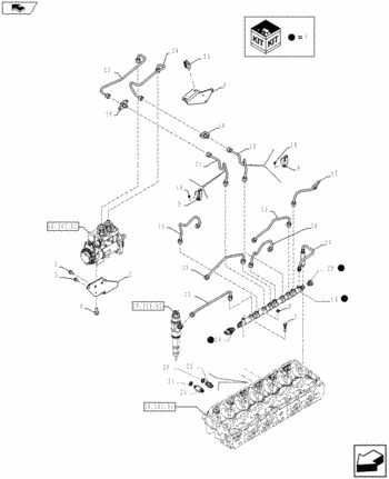 504384385, Трубка паливна, T9.615/Steiger (Cursor-13)