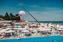 Надувна декорація медуза 300 см з підсвіткою та вбудованою повітродувкою для оформлення заходів, фото 3