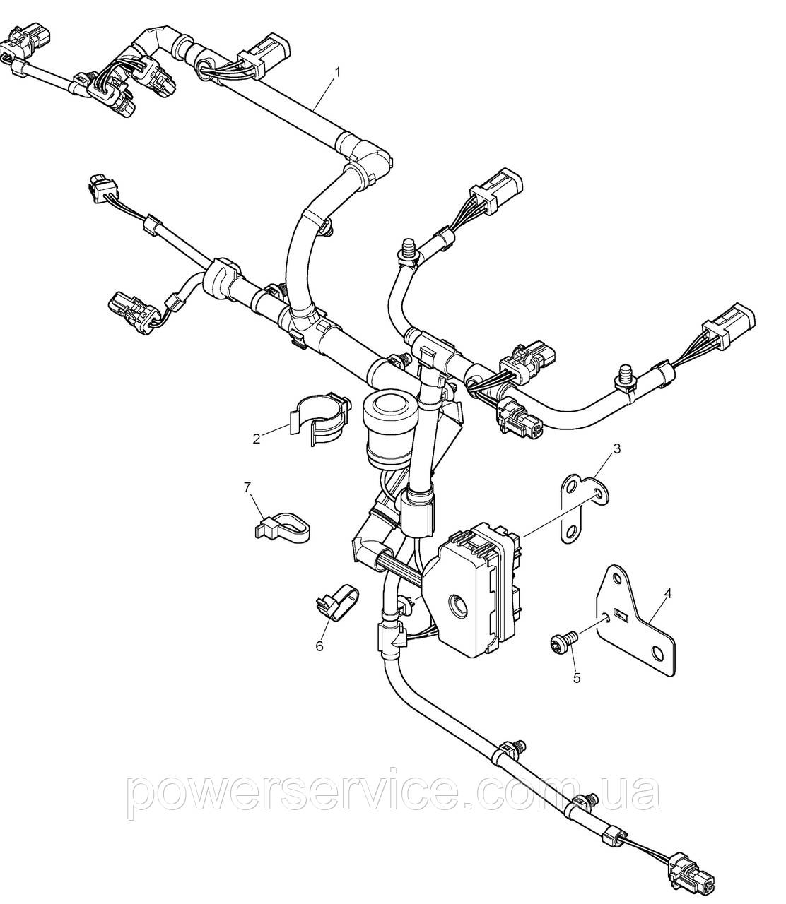 Джгут дротів ел. системи 3161C045 Perkins, Перкінс, Перкінс
