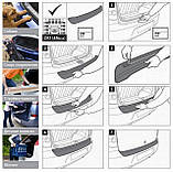 Пластикова накладка заднього бампера для Seat Leon III 3/5 door 2012-2020, фото 10