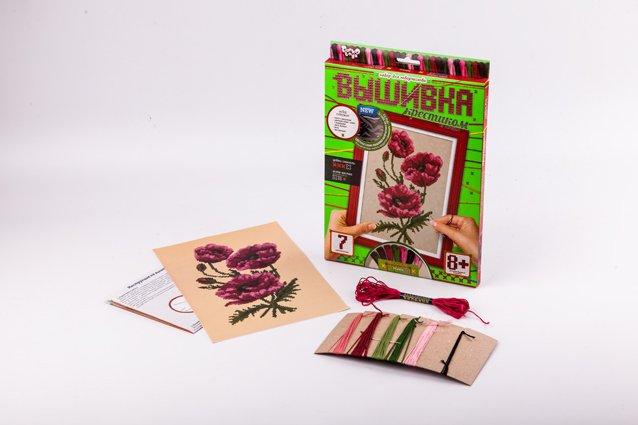 Вишивка хрестиком за номерами "Макі" VK-01-09 G-Rich, фото 1