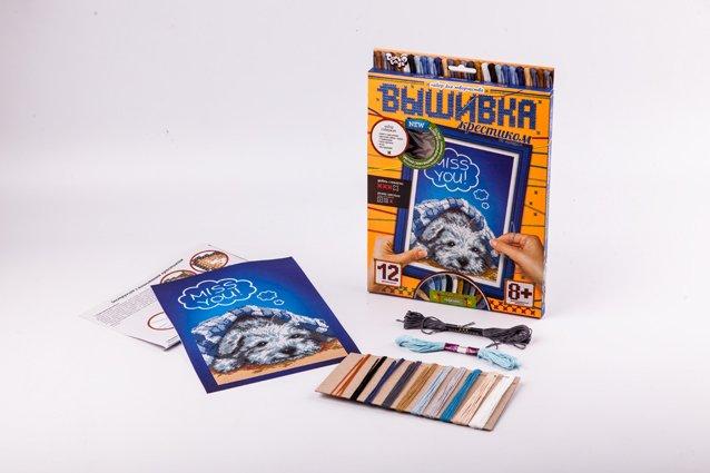 Вишивка хрестиком за номерами "Цуценя" VK-01-07 G-Rich, фото 1