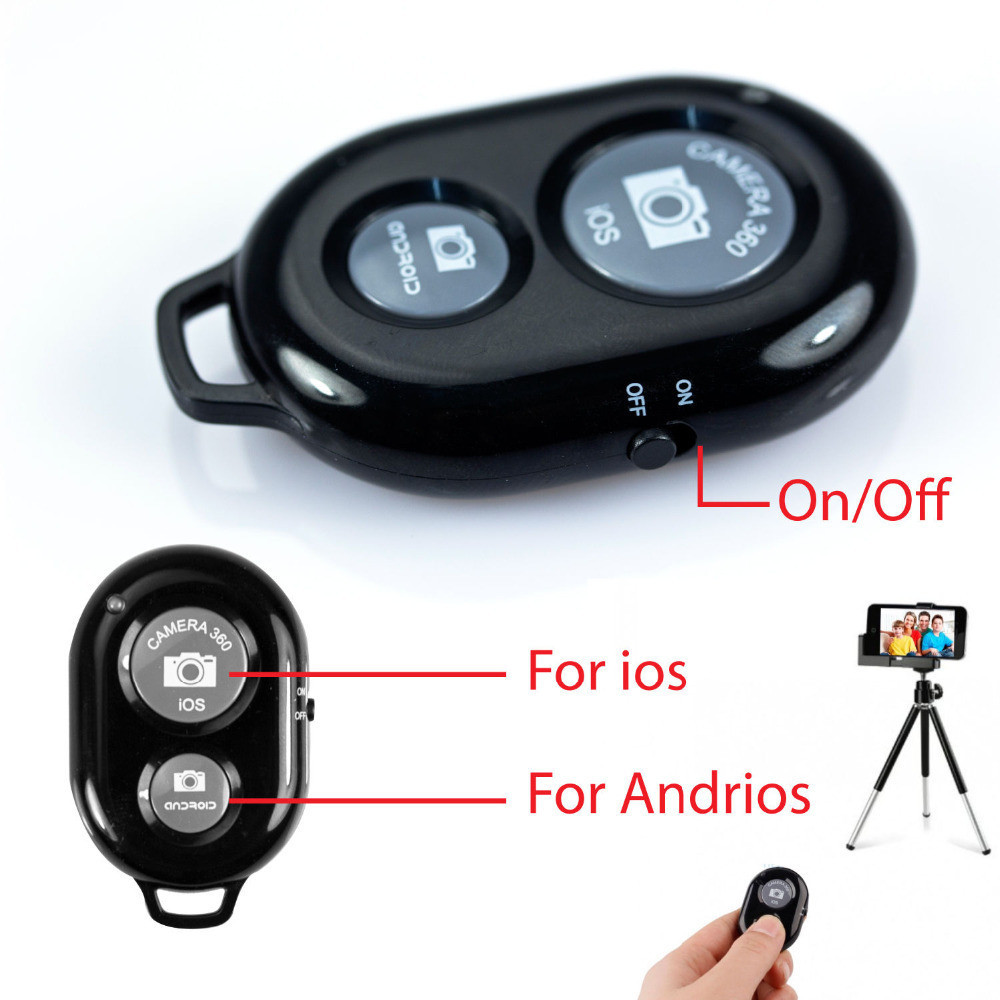 Bluetooth пульт кнопка для селфи, Android iOS - фото 1 - id-p171531506