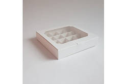Коробка для цукерок на 16 шт (185х185х35)
