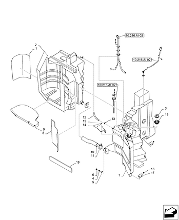 84561919, Бак паливний 47777579, 84271173, Mag.235/260, фото 1
