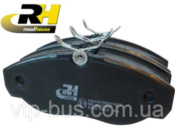Тормозные колодки передние на Renault Trafic / Opel Vivaro (2001-2014) ROADHOUSE (Испания) 0283410