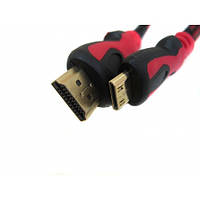 Кабель Hdmi to Hdmi 1080p посилений в обмотці 1.5 м