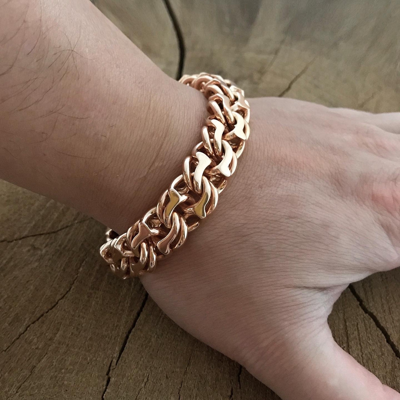 Срібний позолочений браслет Бісмарк., фото 1