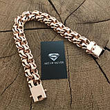 Срібний позолочений браслет Бісмарк., фото 3