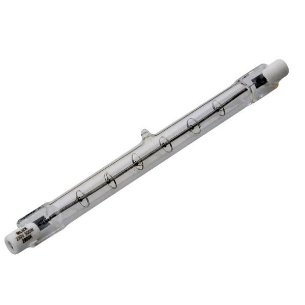 Лампа галогенна лінійна 220v 500w-1 MLUX R7s L=132 mm