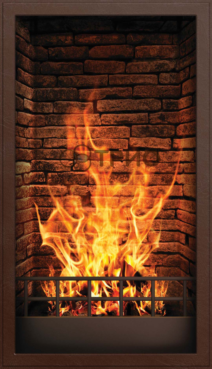 Інфрачервоний обігрівач-картина "Камін 3D", фото 1