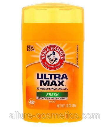 Твердий дезодорант Arm & Hammer Ultramax Antiperspirant&Doodorant Fresh 28 г.