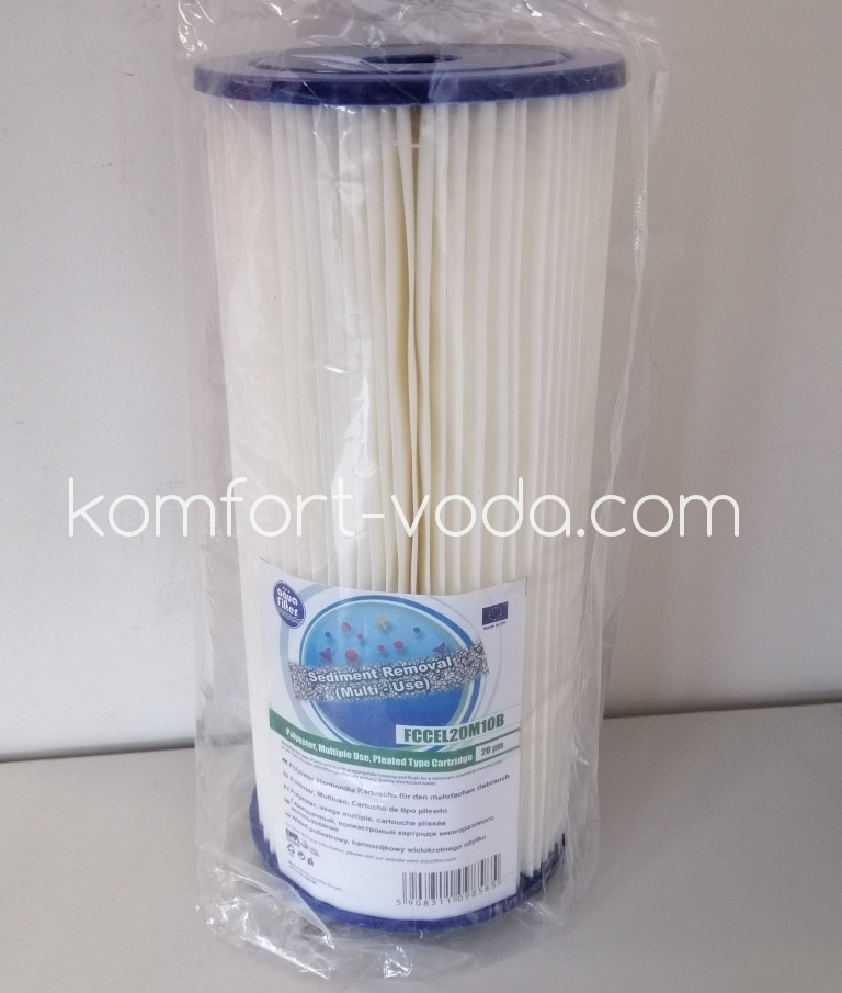 Картридж із гофрованого поліестеру Aquafilter FCCEL10B