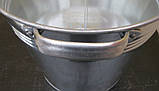 Бак оцинкований (виварювання) 15 літрів із кришкою та решіткою (Метид), фото 7