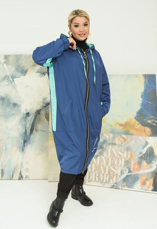 Чудовий плащ в стилі oversize 639 (52–66р) в кольорах