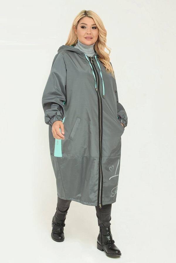 Великолепный плащ в стиле oversize 63959 (52 66р) в расцветках - фото 6 - id-p394325997