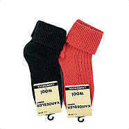 Шкарпетки жіночі вовняні з відворотом Kardesler комплект 2 пари, фото 5