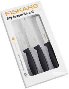 Кухонний набір ножів (3 шт) Fiskars Functional Form (1014199)