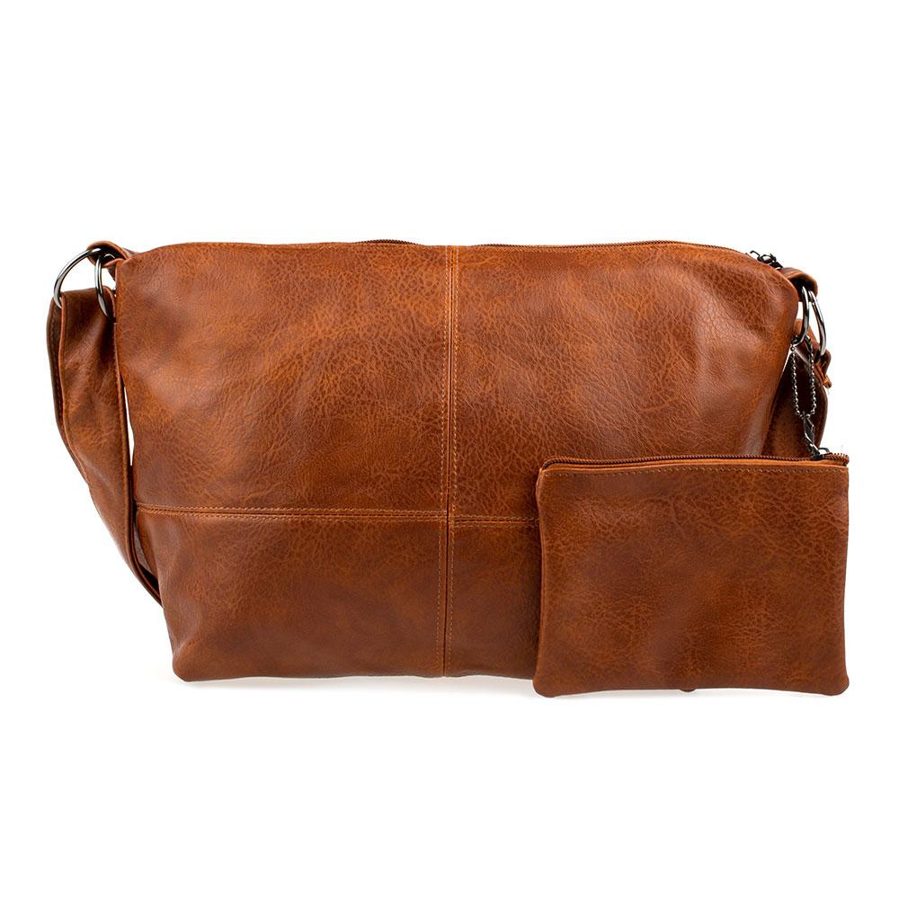 Жіноча коричнева сумка через плече Bagira (705)