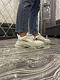 Кросівки Balenciaga Triple S Clear Sole White Grey, кросівки баленсіага тріпл с, кросівки баленсияга, фото 8