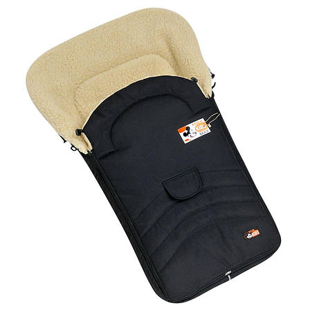 Зимовий конверт-чохол на овчині в коляску For Kids Maxi 98*48 см чохол у люльку конверт на санки, фото 1