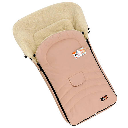 Зимовий конверт-чохол на овчині в коляску For Kids Maxi 98*48 см чохол у люльку конверт на санки, фото 1