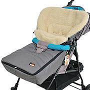 Зимовий конверт-чохол на овчині в коляску For Kids Maxi 98*48 см чохол у люльку конверт на санки