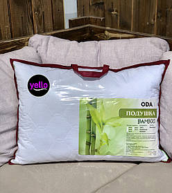 Подушка Бамбук 50х70 м'яка антиалергенна бамбукова подушка Євро стандарт