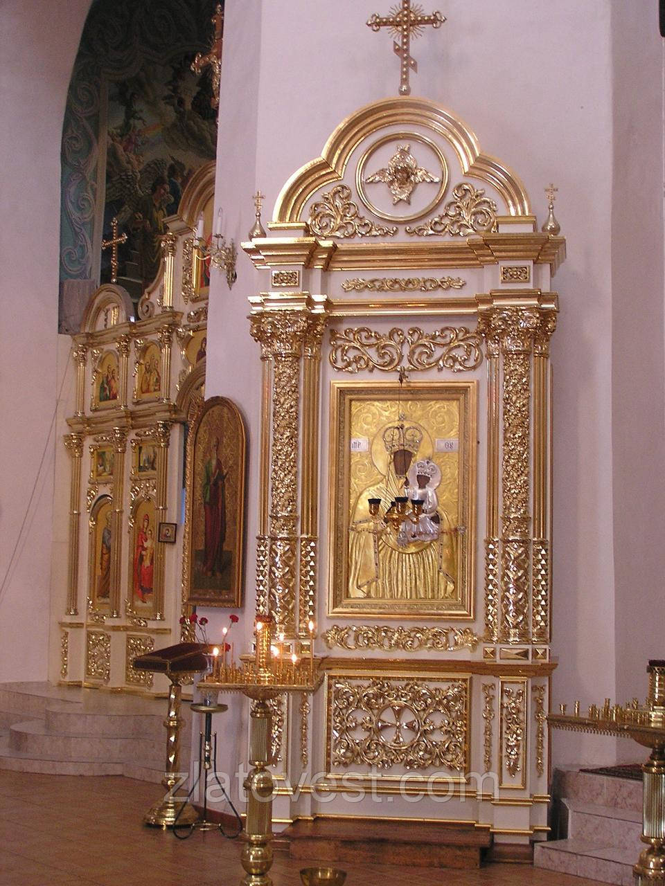 Кіот гіпсовий із напиленням нітриду титану, фото 1