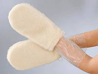 Рукавички многоразовые для парафинотерапии из искусственной шерсти (1 пар/пач) Doily