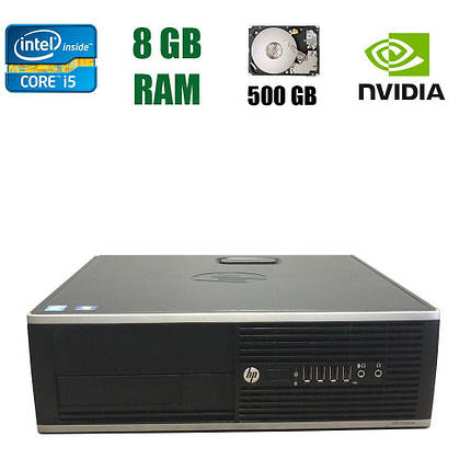 HP Compaq Elite 8300 SFF / Intel Core i5-3470 (4 ядра по 3.20 - 3.60 GHz) / 8 GB DDR3 / 500 GB HDD / nVidia GeForce GT 610 1 GB DDR3, фото 1