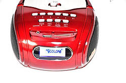 Бумбокс колонка MP3 USB радіо Golon RX 186 Red