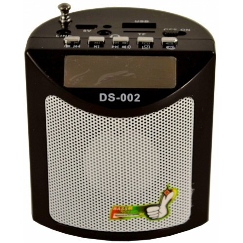 Міні портативна MP3 колонка радіо USB FM DS-002BL