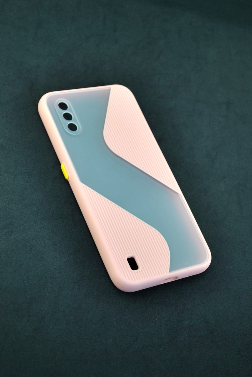 Чохол для телефону Xiaomi Redmi Note 9Pro / 9Pro max / 9s Silicone Wave Light pink / yellow