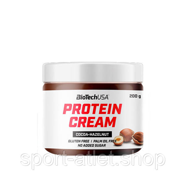 Замінник харчування BioTech Protein Cream, 200 грам Какао-фундук