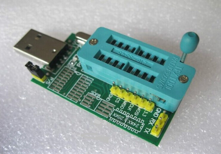 USB міні програматор CH341A 24 25 FLASH EEPROM 24