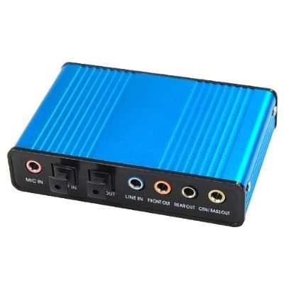 Зовнішня USB звукова карта 5.1 S/PDIF, апаратна