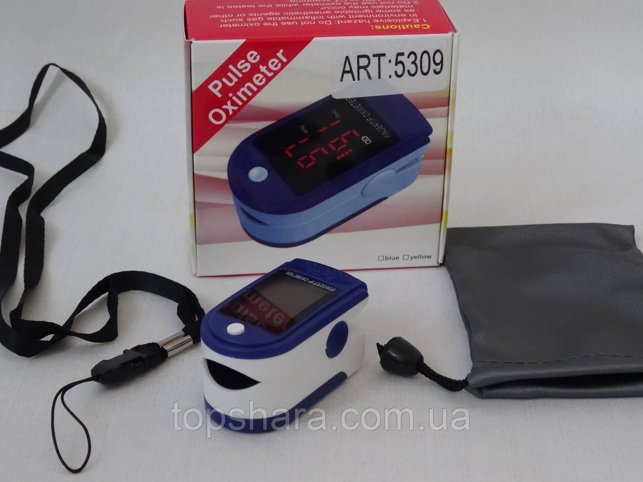 Пульсоксиметр напалечний для вимірювання рівня кисню в крові Pulse Oximeter JZK-302, фото 1