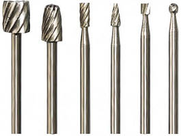 Набір міні шарошок борфрез по металу 6 шт HSS ø 3 мм * L 40 мм